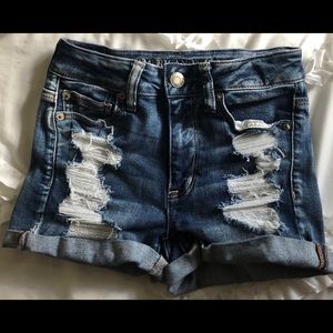 American eagle jean shorts